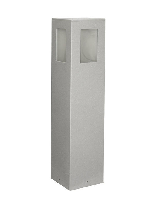 Adeleq Lamp Small Post Outdoor IP44 for Socket E27 Gray