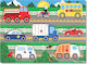Wooden Kids Peg Puzzle Vehicles Peg for 2+ years+ Years 8pcs Melissa & Doug