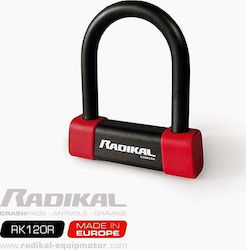 Radikal RK120 U-Lock Motorradschloss Rot Farbe