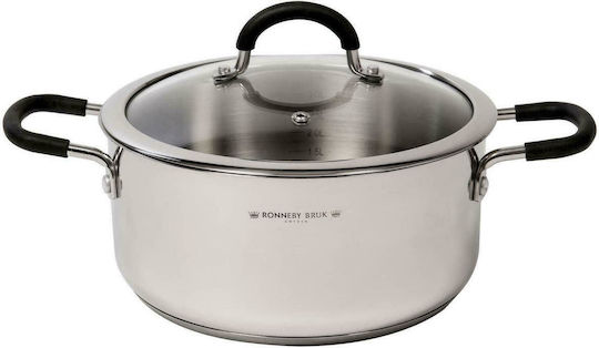 Ronneby Bruk Maestro Tiefer Edelstahl-Topf 4Es / 22cm