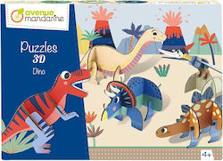 Kids Puzzle Dinosaurs 3D 5pcs Avenue Mandarine