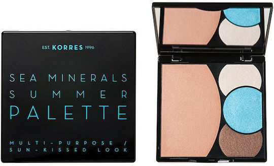 Korres Sea Minerals Summer Makeup Palette for Face & Eyes Blue Waters 13gr