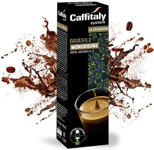 Caffitaly Capsule Espresso Brasile Compatibile cu Mașina Caffitaly 10capace