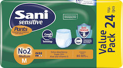 Sani Sensitive Πάνες Βρακάκι 24τμχ