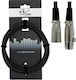 Alpha Audio XLR Cable Male to XLR Female Black 6m P69A08
