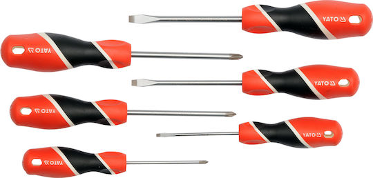 Yato Set 6 Screwdrivers with 6 Interchangeable Tips