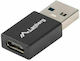 Lanberg Converter USB-A male to USB-C female 1pcs AD-UC-UA-01