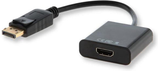 Savio Μετατροπέας DisplayPort male σε HDMI female 1τμχ CL-55