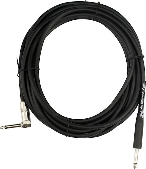Peavey PV10 Angled Cablu 6,3 mm de sex masculin - 6,3 mm de sex masculin 3m (PV10)