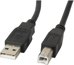 Lanberg CA-USBA-11CC-0030-BK USB 2.0 USB-A-Stecker zu USB-B-Stecker 3m