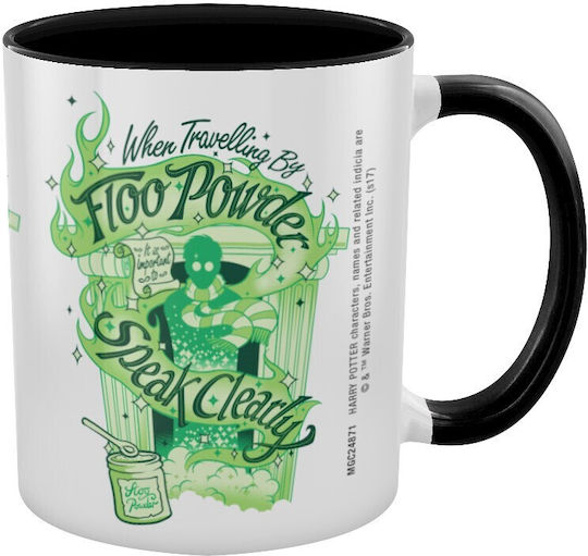 Pyramid International Harry Potter - Floo Powder Coloured Inner Mug Κούπα Κεραμική Πράσινη 350ml