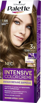 Schwarzkopf Palette Intensive Color Creme Set Hair Dye 7.65 Shiny Mocha 50ml