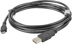 Lanberg CA-USBM-10CC-0018-BK Reguläres Micro-USB-Kabel USB 2.0 Länge 1,8 m Schwarz