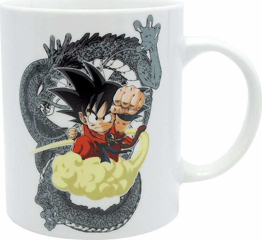 Abysse Dragon Ball Goku & Shenron Κούπα Κεραμική Λευκή 320ml