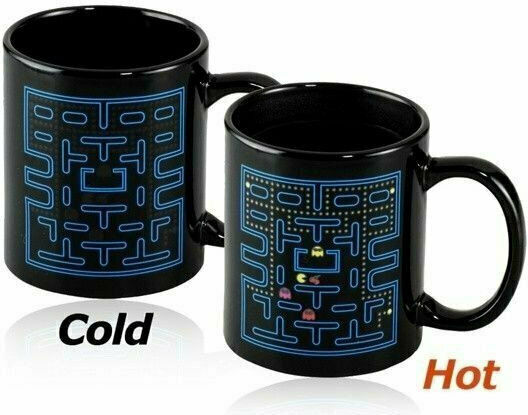 Paladone Pac Man Heat Change Ceramic Black Mug 330ml