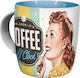 Nostalgic Art Coffee O' Clock Say it 50s Ceramic Cup Multicolour 330ml 43019