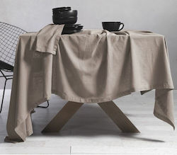 Nef-Nef Cotton-Linen Linen Tablecloth Beige 150x300cm