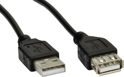 Akyga AK-USB-19 USB 2.0 USB-A мъжки към USB-A женски 3м USB кабел