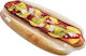 Intex Hotdog Mat Aufblasbares für den Pool mit Griffen Mehrfarbig 180cm