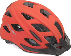 Author Pulse LED X8 City Bicycle Helmet with LED Light Red