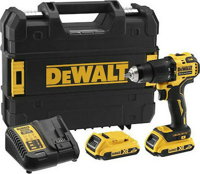 Dewalt Șurubelniță cu percuție Mașină de găurit Baterie Fără perii 18V 2x3Ah