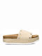 Jeffrey Campbell Leucade Women's Flat Sandals Flatforms In Beige Colour