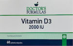 Doctor's Formulas Vitamin D3 Vitamin für das Immunsystem 2000iu 60 Mützen