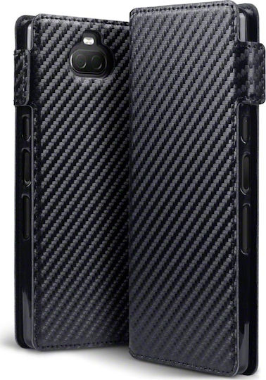 Terrapin Low Profile Carbon Brieftasche Synthetisches Leder Schwarz (Xperia 10)