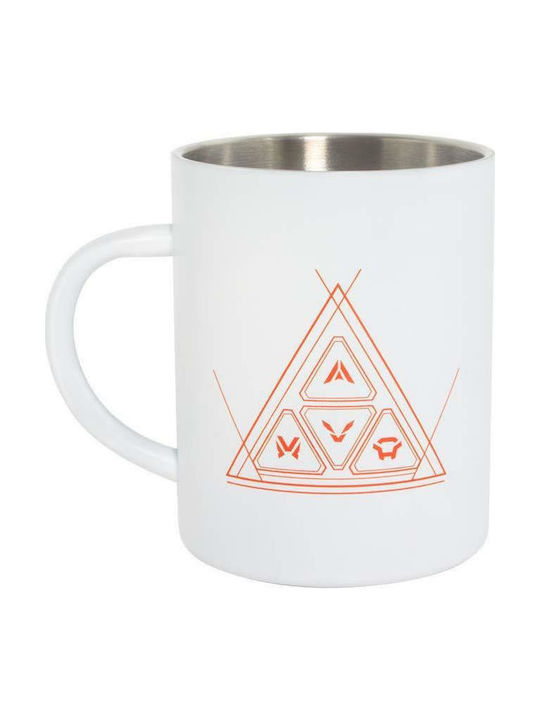 Numskull Anthem - White Steel Mug Metallic Cup