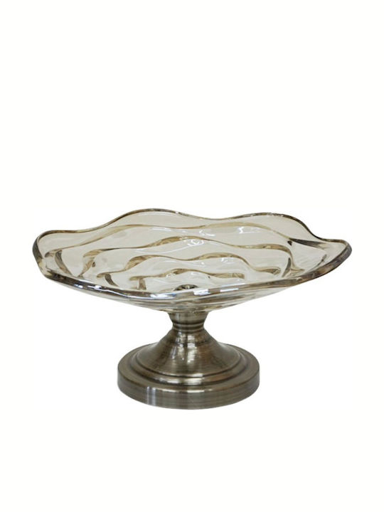 Marhome Decorative Platter Metallic 30x30εκ. 15-00-18139