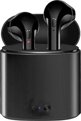 TWS i7s Earbud Bluetooth Handsfree Headphone with Charging Case Black