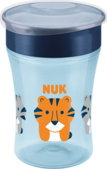 Nuk Căniță pentru copii Magic Cup din Plastic Albastru Tigru 230ml pentru 8m+m+ 10.000.435