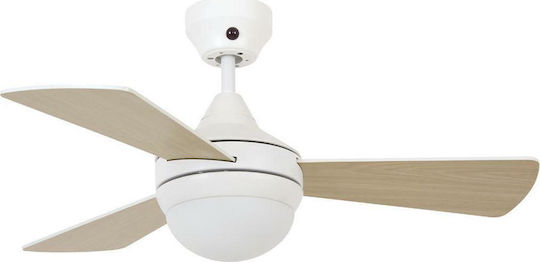 Lucci Air Airlie Hugger 512309 Ceiling Fan 91cm with Light and Remote Control Beige