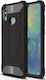 Hurtel Umschlag Rückseite Kunststoff Schwarz (Huawei P Smart 2019)