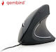 Gembird MUS-ERGO-01 Wired Ergonomic Vertical Mouse Black