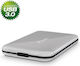 Fantec ALU-25U3 Case for Hard Drive 2.5" SATA I...