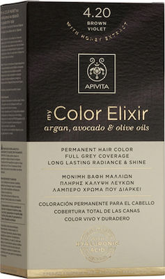 Apivita My Color Elixir 4.20 Καστανό Βιολετί 125ml
