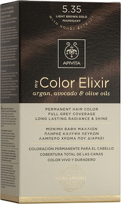 Apivita My Color Elixir 5.35 Καστανό Ανοιχτό Μελί Μαονί 125ml