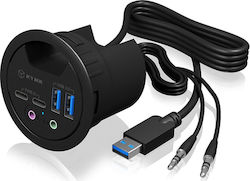 Icy Box USB Hub 4 Θυρών (USB-A) IB-HUB1403B Icy Box USB Hub 4 Θυρών (USB-A) IB-HUB1403B