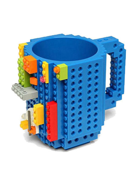 Gadget Master тип Lego Чаша Пластмаса Син 350мл