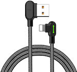 Mcdodo Braided USB to Lightning Cable Μαύρο 1.2m (CA-4671)