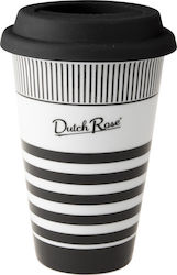 Dutch Rose To Go Stripe 370ml Πολύχρωμο Dutch Rose To Go Stripe 370ml Πολύχρωμο