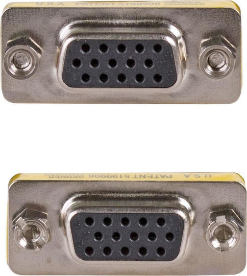 Akyga Convertor VGA feminin în VGA feminin Argintiu 1buc AK-AD-18