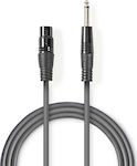 Nedis Cable XLR female - 6.3mm male 3m (COTH15120GY30)