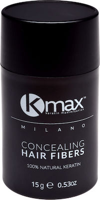 Kmax Milano Hair Building Fibers with Keratin Hair Fibers Regular Ανοιχτό Καστανό 15gr