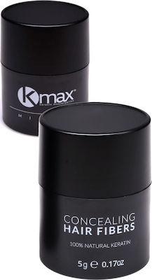 Kmax Milano Hair Building Fibers with Keratin Hair Fibers Travel Λευκό 5gr