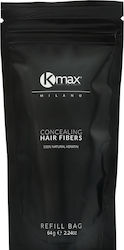 Kmax Milano Refill Culorii pentru Acoperirea Subțierii Părului cu keratină Hair Fibers Refill 64gr