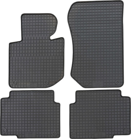 Petex Set of Front and Rear Mats 4pcs for BMW Series 3 1991-1999 Black