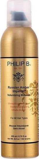 Philip B Spumă De Păr Russian Amber Imperial Pentru Volum 200ml