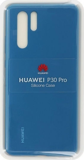 Huawei Silicon Case Back Cover Silicon Albastru (Huawei P30 Pro)